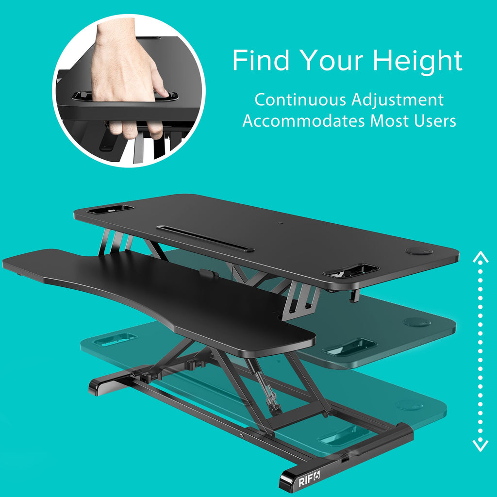 Height Adjustable Standing Desk 37 inch adjustable height